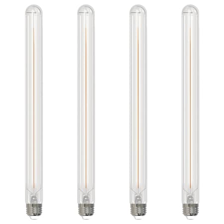 LED Filament 5w Dimmable 15 Inch T9 Light Bulb (E26) Base - 3000K (Soft White), 400 Lumens, 4PK